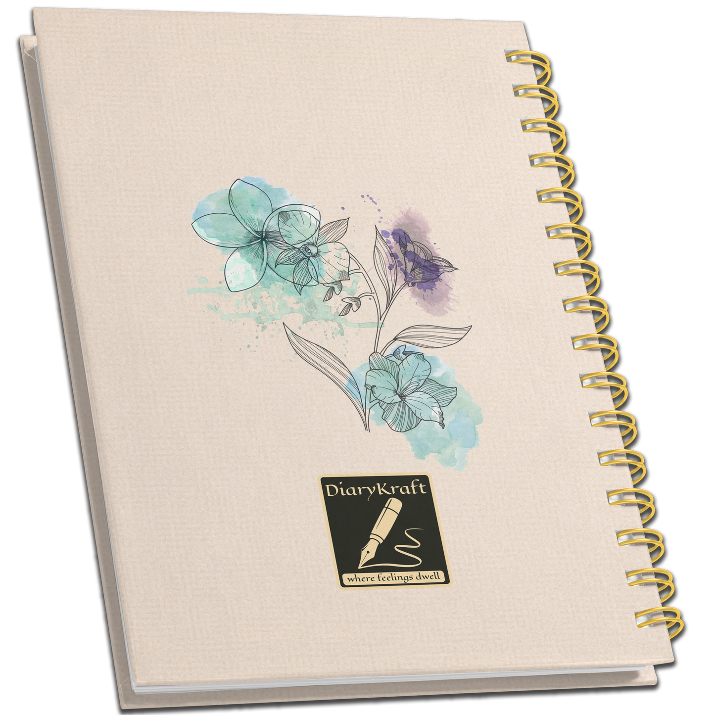A4 HardCover Diary | Design: Bird Art