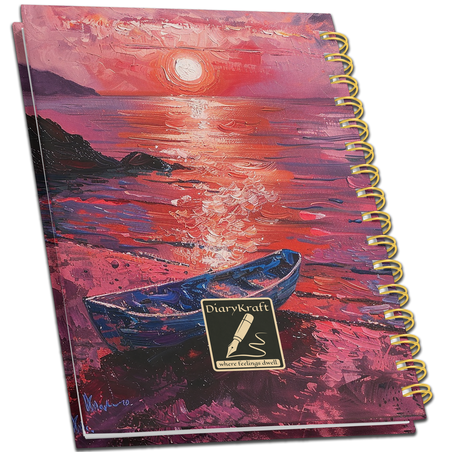 A4 HardCover Diary | Design: Sunset
