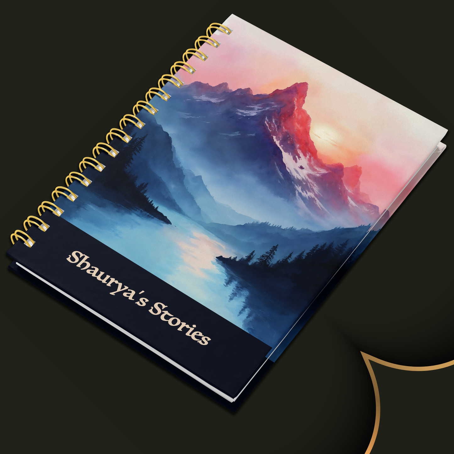 A4 HardCover Diary | Design: Mountain Way