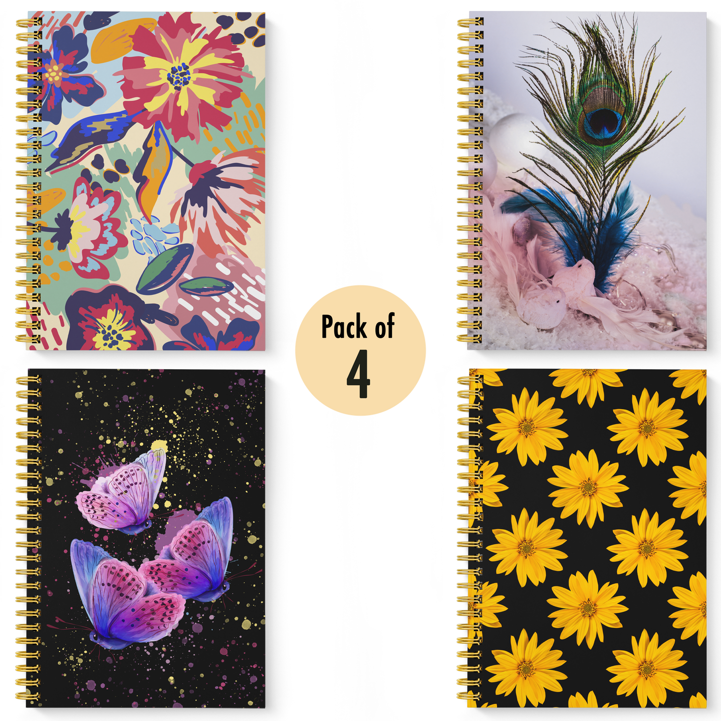 Diary Set of 4 | Design: ArtKraft