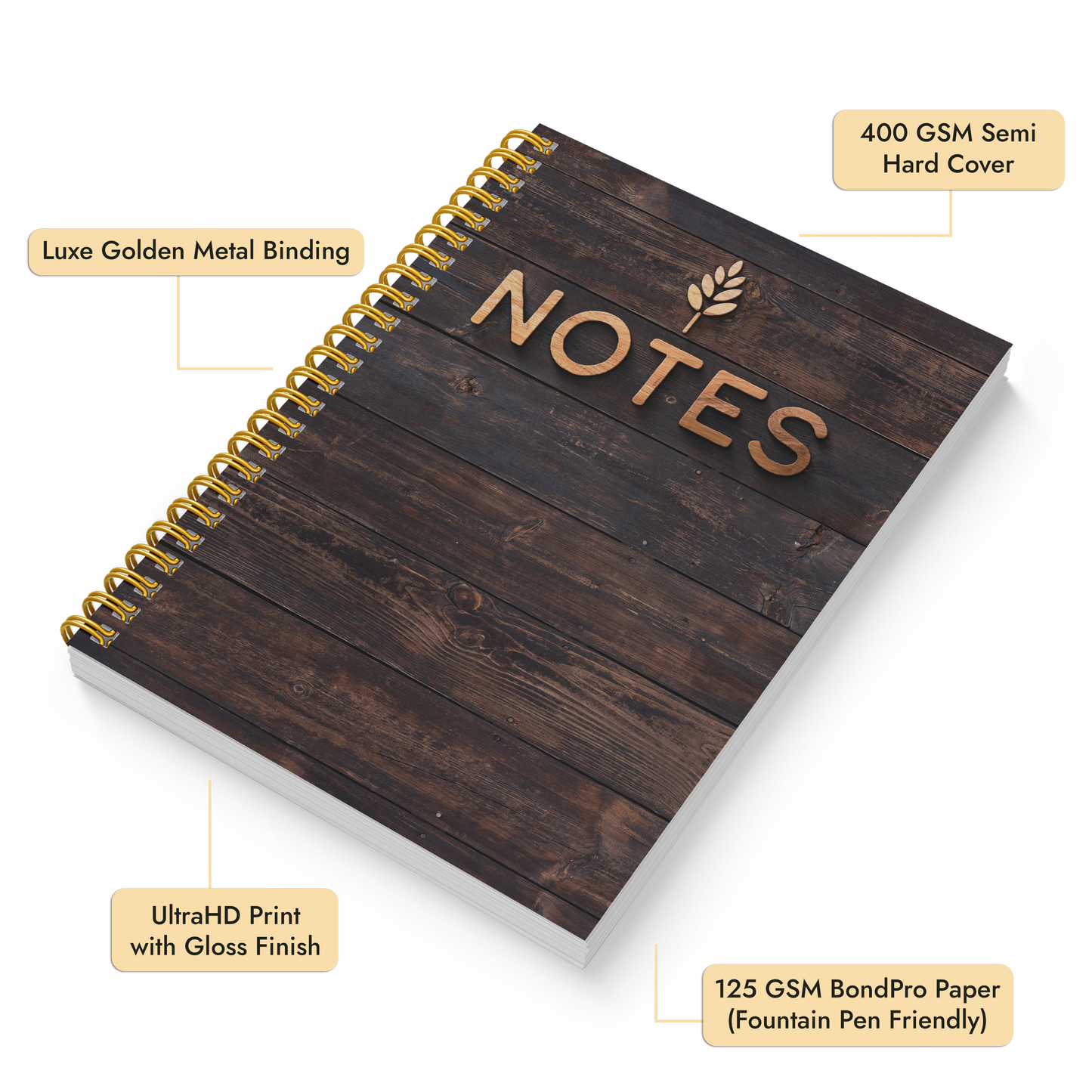 Diary Set of 2 | Design: Wood Vista