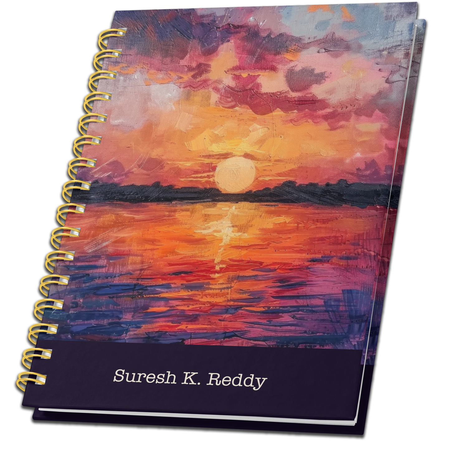 A4 HardCover Diary | Design: Sunset