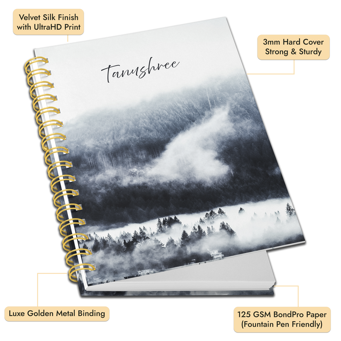 A4 HardCover Diary | Design: Tales
