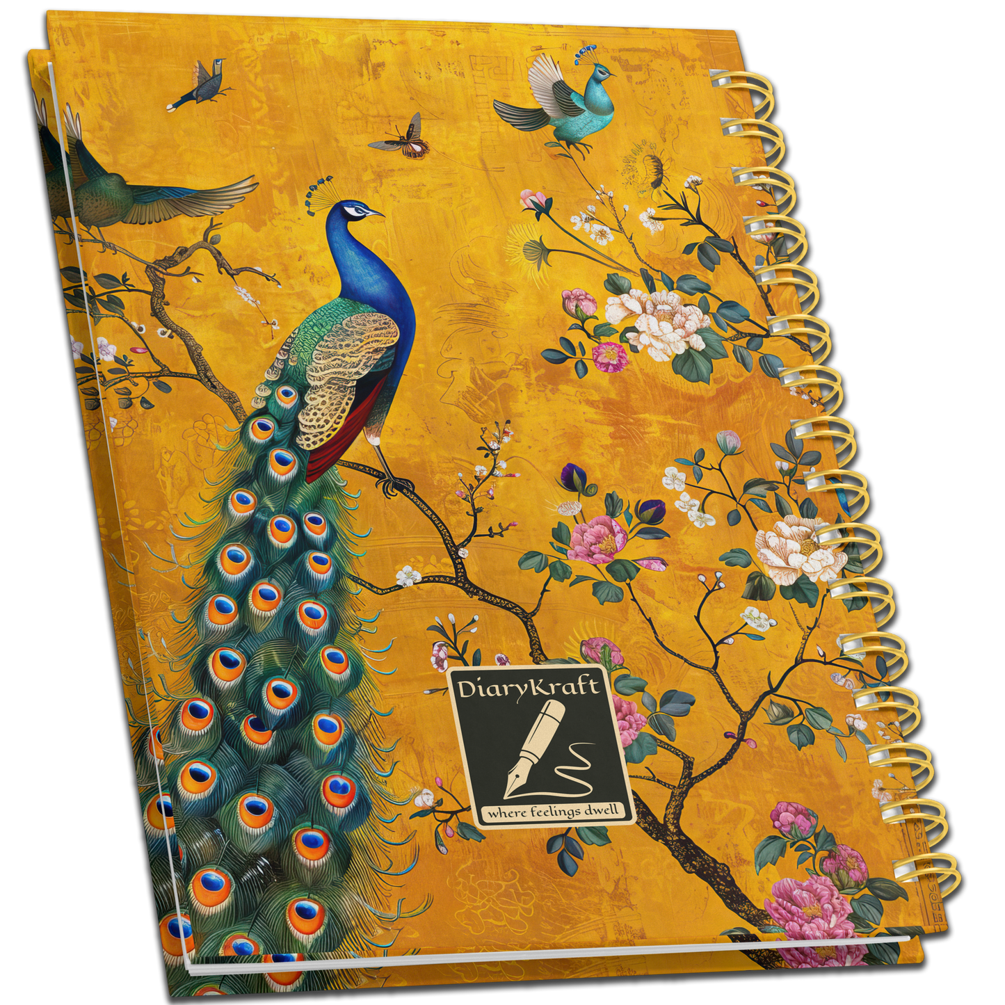 A4 HardCover Diary | Design: Peacock Art