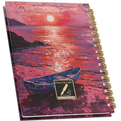 A4 HardCover Diary | Design: Sunset
