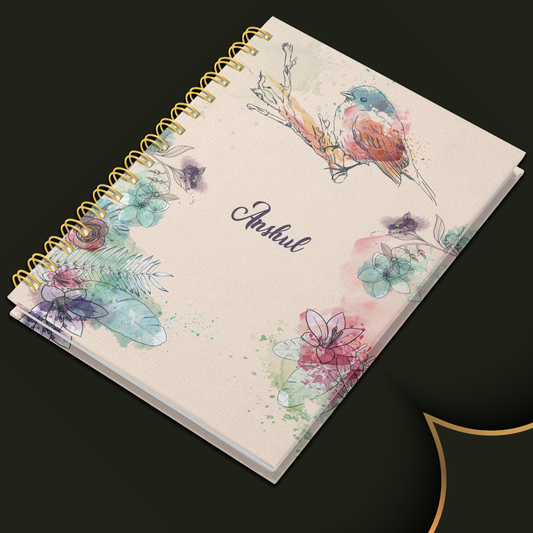A4 HardCover Diary | Design: Bird Art