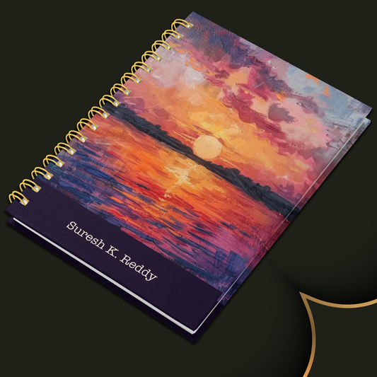 A4 HardCover Diary | Design: Sunset