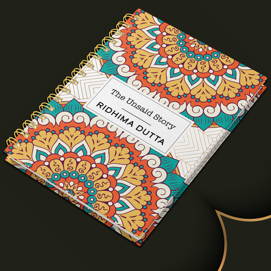 A4 HardCover Diary | Design: Unsaid Story