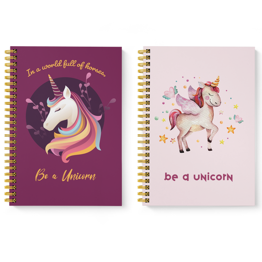 Diary Set of 2 | Design: Unicorn
