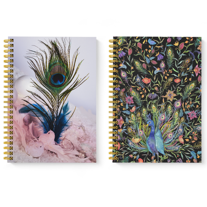 Diary Set of 2 | Design: Peacock Feather