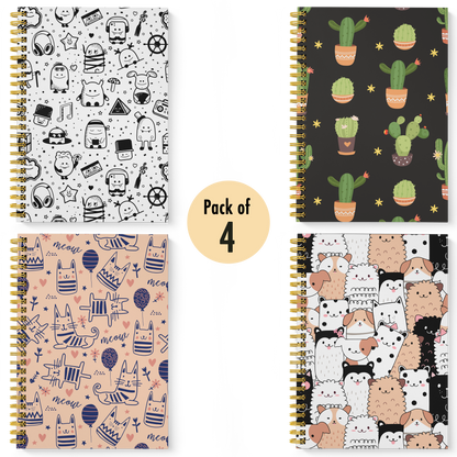Diary Set of 4 | Design: Google Doodle
