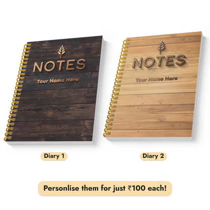 Diary Set of 2 | Design: Wood Vista