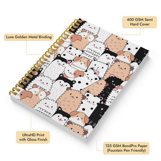 Diary Set of 4 | Design: Google Doodle