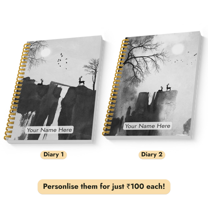 Diary Set of 2 | Design: Grey Gaze