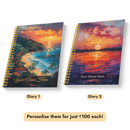 Diary Set of 2 | Design: Scenery