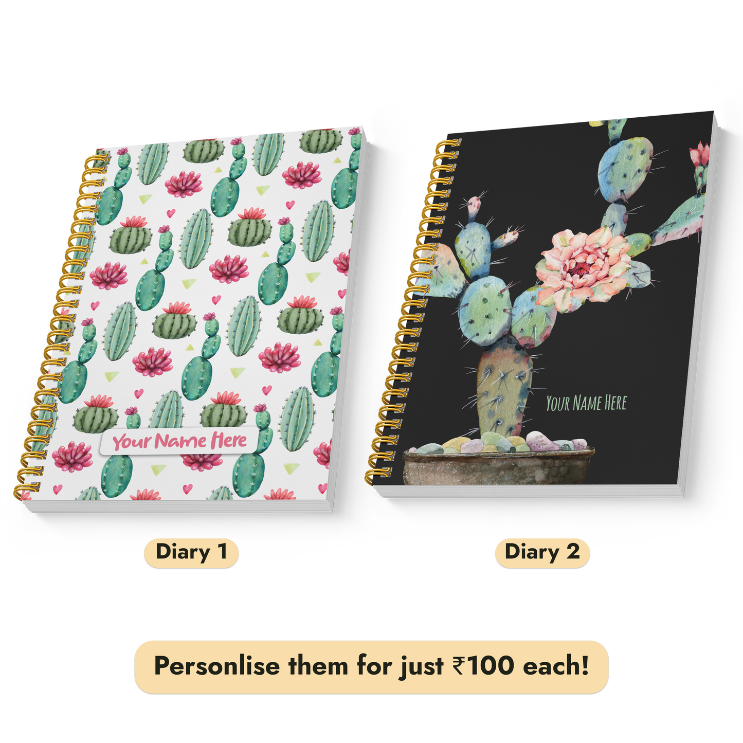 Diary Set of 2 | Design: Cactme
