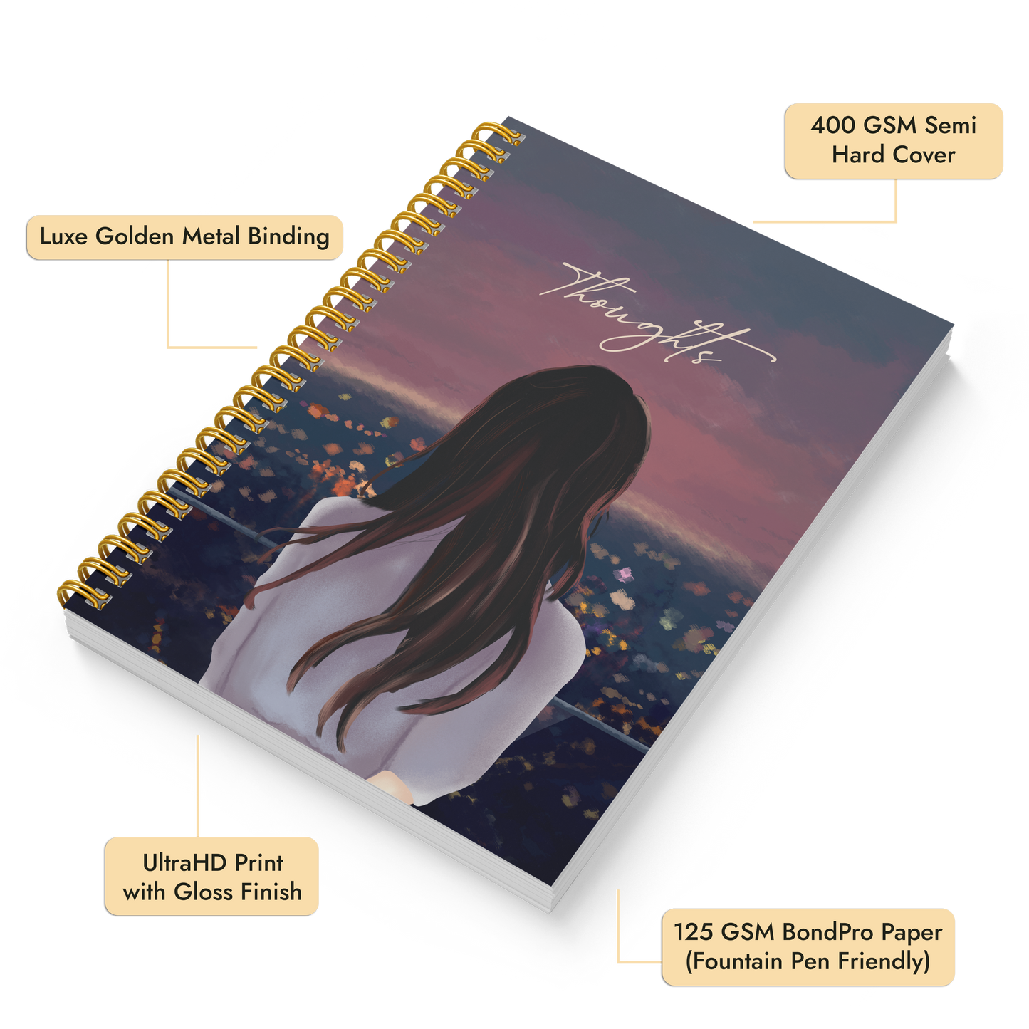 Diary Set of 2 | Design: Thoughts
