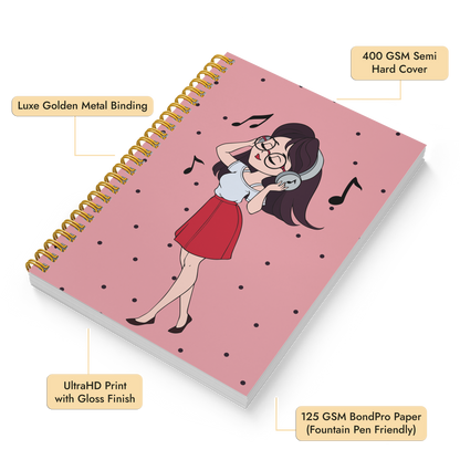 Diary Set of 2 | Design: Girl Next Door