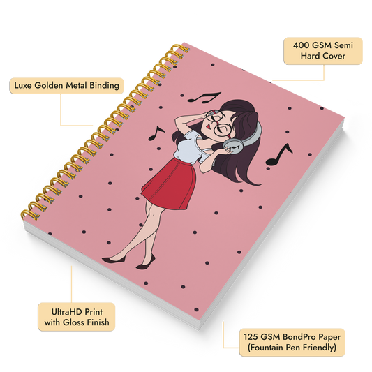 Diary Set of 2 | Design: Girl Next Door