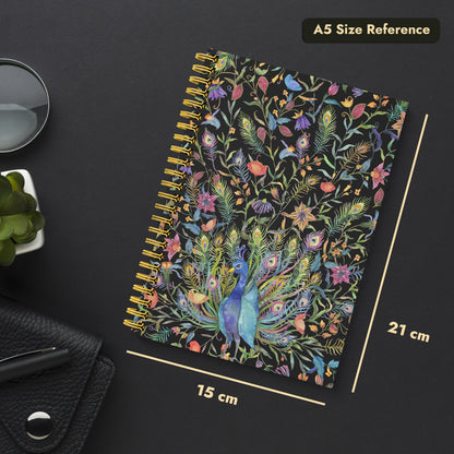 Diary Set of 2 | Design: Peacock Feather