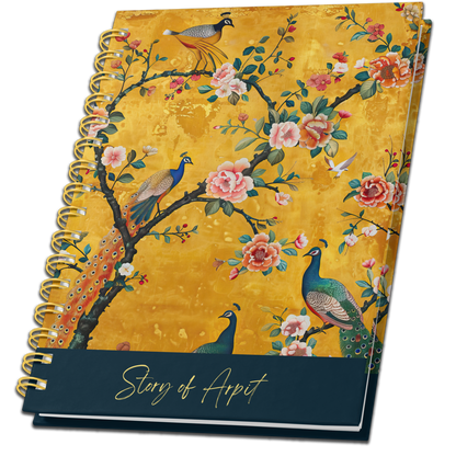 A4 HardCover Diary | Design: Peacock Art