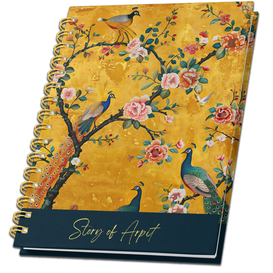 A4 HardCover Diary | Design: Peacock Art