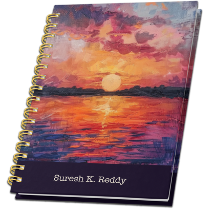 A4 HardCover Diary | Design: Sunset