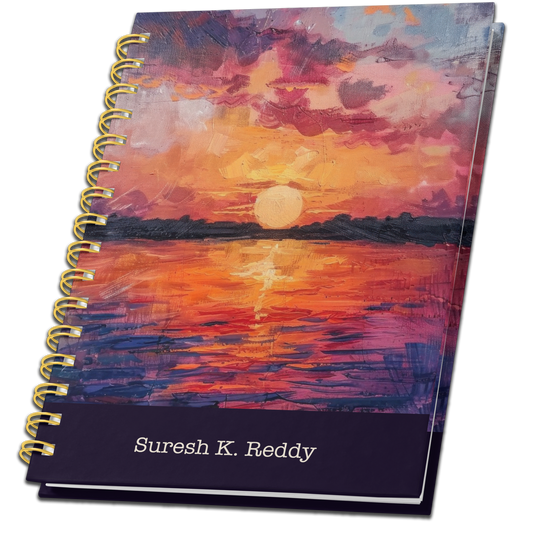 A4 HardCover Diary | Design: Sunset