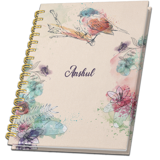 A4 HardCover Diary | Design: Bird Art