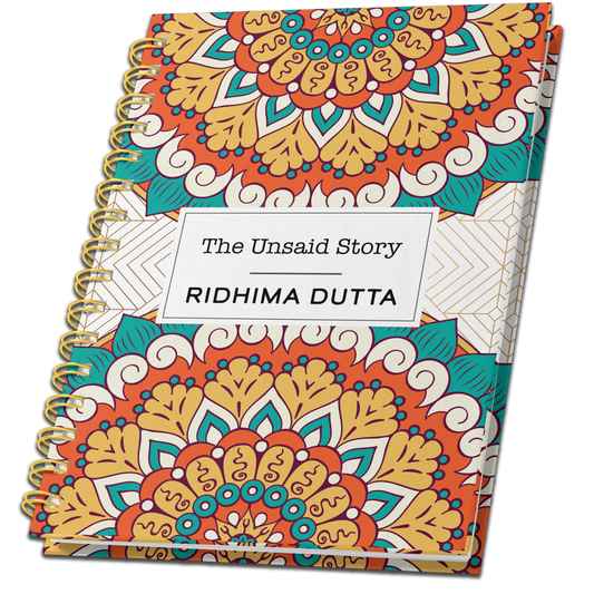 A4 HardCover Diary | Design: Unsaid Story