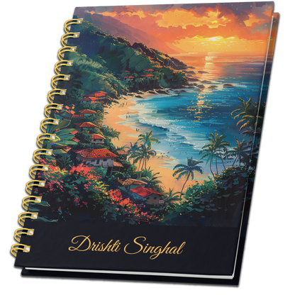 A4 HardCover Diary | Design: Village Far Away
