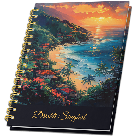 A4 HardCover Diary | Design: Village Far Away