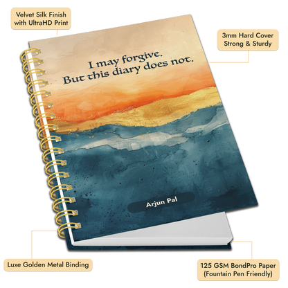 A4 HardCover Diary | Design: Not Forgotten