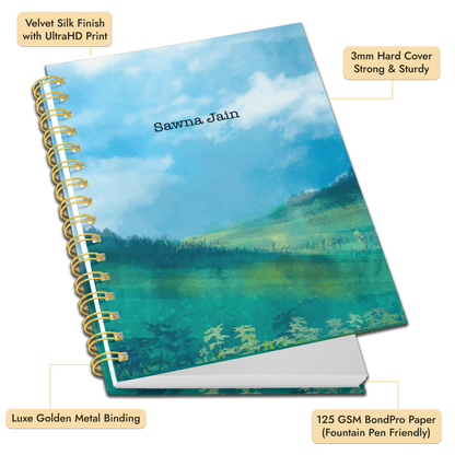 A4 HardCover Diary | Design: Hillside