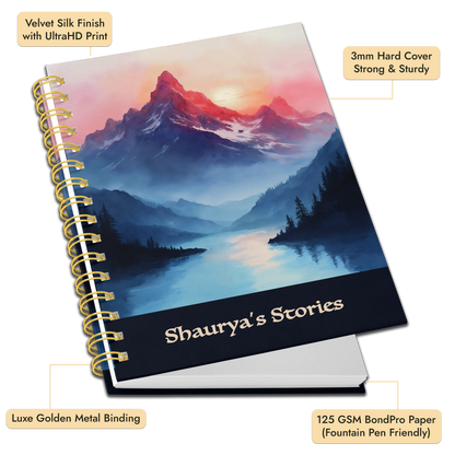 A4 HardCover Diary | Design: Mountain Way