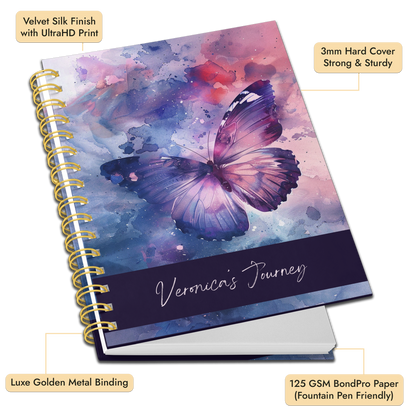 A4 HardCover Diary | Design: Last Butterfly