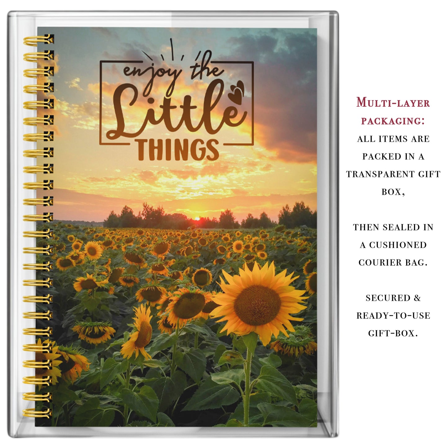 Diary Set with Planner, Pen, Sticky Notes & Stickers | Enjoy