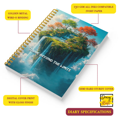 Diary Set with Planner, Pen, Sticky Notes & Stickers | Beyond Limits