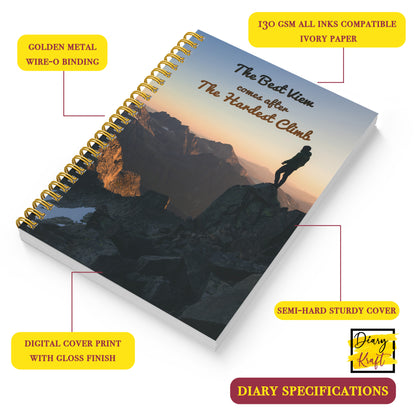 Diary Set with Planner, Pen, Sticky Notes & Stickers | Best View