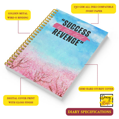 Diary Set with Planner, Pen, Sticky Notes & Stickers | Success